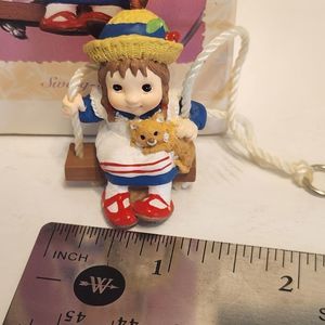 Hallmark Keepsake Ornament - Swing Time 1997 Sculpted by Sue Tague